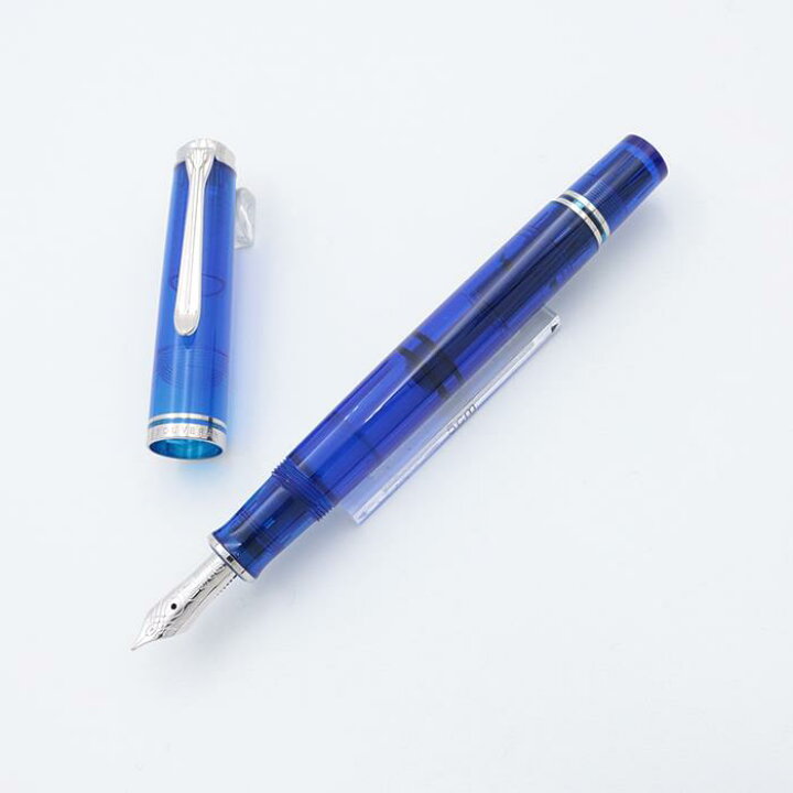 楽天市場】Pelikan ペリカン 万年筆 スーベレーン M605 マリーンブルー 