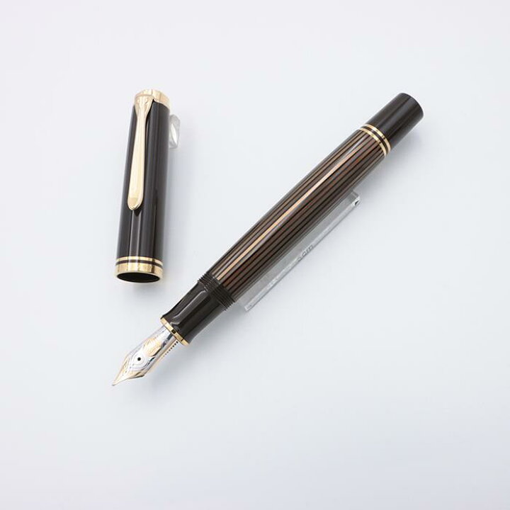 楽天市場】Pelikan ペリカン 万年筆 スーベレーン M800 ブラウン 