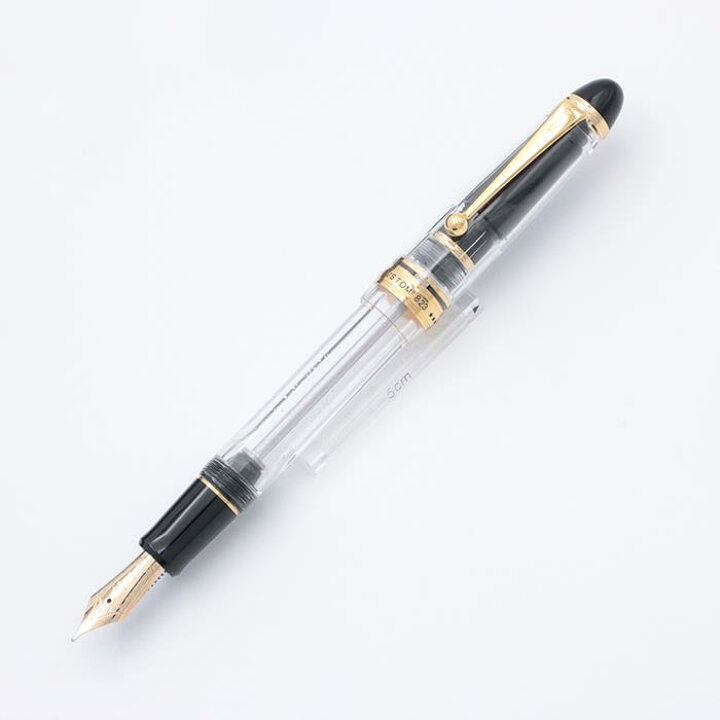 楽天市場】PILOT パイロット 万年筆 カスタム823 透明軸 中字【中古-良 