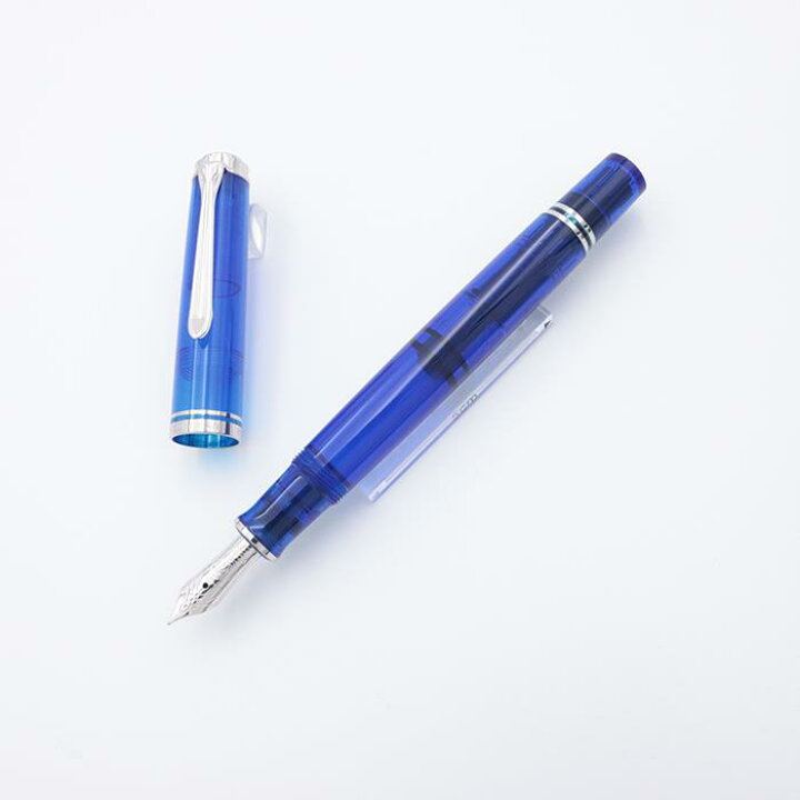 楽天市場】Pelikan ペリカン 万年筆 スーベレーン M605 マリーンブルー 