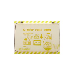 サンビー STAMP PAD vol.2 eric ゴールド/シルバー/ネイビー/ブラウンサンビー はんこ ハンコ スタンプ かわいい 可愛い 手帳 ふせん 付箋 日記 メッセージカード デコレーション 手紙 プレゼント