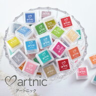 ツキネコ artnic アートニックS 単品/選べる10色セットスタンプパッド スタンプ台 スタンプ カラー イン…