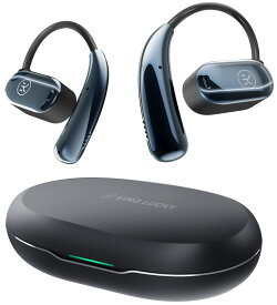 【スーパーSALE 20％OFF】オープンイヤホン ワイヤレスイヤホン ノイズキャンセリング マイク付き 耳を塞がない 高音質 Bluetooth 5.3 音漏れ防止 電池残量表示 快適装着感 IPX6防水 ランニング/通勤