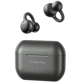Kinglucky イヤーカフイヤホン イヤホン bluetooth 6.0 超軽量4.2g 長時間でも快適 最大50時間再生 耳を塞がない ながら聴きに最適 オープンイヤー型ワイヤレスイヤホン ENC通話 IPX6防水 物理ボタン マイク付き 空気伝導 通勤用