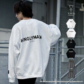 KMK NEWロゴ GOAT TOKYO 裏起毛ビッグスウェットメンズ レディース 男女兼用 ユニセックス 原宿 キングリーマスク KINGLYMASK青木志貴