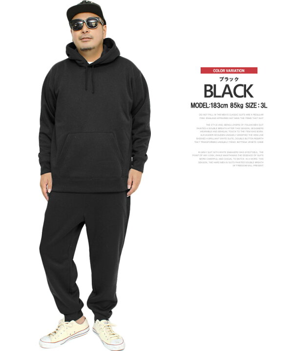 セットアップ メンズ 大きいサイズ 裏起毛 厚手 ドライ素材 スウェット プルオーバー パーカー スウェットパンツ 上下 通販でクリスマス