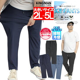 メール便で送料無料 アイスパンツ メンズ 大きいサイズ ひんやり 接触冷感 軽量 快適 ナイロン ストレッチ イージーパンツ 伸縮 チノパンツ ビジネス スポーツ ナイロンパンツ ゴルフウェア 冷たい 涼しい ワークマン サイズ