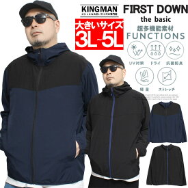 メール便で送料無料 サーパス ドライ パーカー メンズ 大きいサイズ 接触冷感 軽量 ストレッチ 抗菌 防臭 UVカット ジップアップ ジャケット 紫外線対策 冷房対策 ライトアウター 吸汗速乾 スポーツ アウトドア ランニング ストリート系 ワークマン プラス サイズ