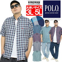 POLO ラルフローレン 半袖 ボタンダウンシャツ チェック メンズ XS 