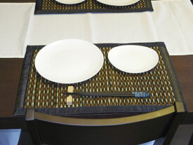 【タイ風ランチョンマット/3】ハンドメイド ランチョンマット ティーマット ダイニングマット テーブルクロス ダイニングテーブル コットン い草 綿 タイシルク アジアン雑貨 癒し インテリア エスニック おしゃれ 家具 タイ雑貨