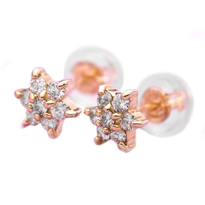 楽天市場】ダイヤモンド ピアス 0.2ct K18 イエローゴールド 0.2 