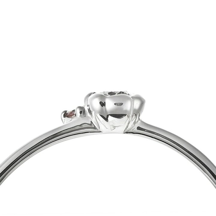 楽天市場】ダイヤモンド リング ダイヤ ピンクダイヤ 合計0.06ct 9号 