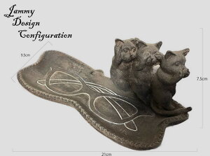 猫置物 猫 大きめ 雑貨 ねこグッズ おしゃれ 癒し かわいい シンプル アンティーク 子供部屋 玄関 キッチン トイレ 猫トレー