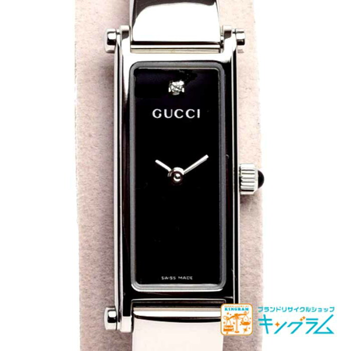 楽天市場 グッチ Gucci バングルウォッチ 1pダイヤ Ya 1500l アウトレット クオーツ レディース 腕時計 Ec 中古 キングラム楽天市場店
