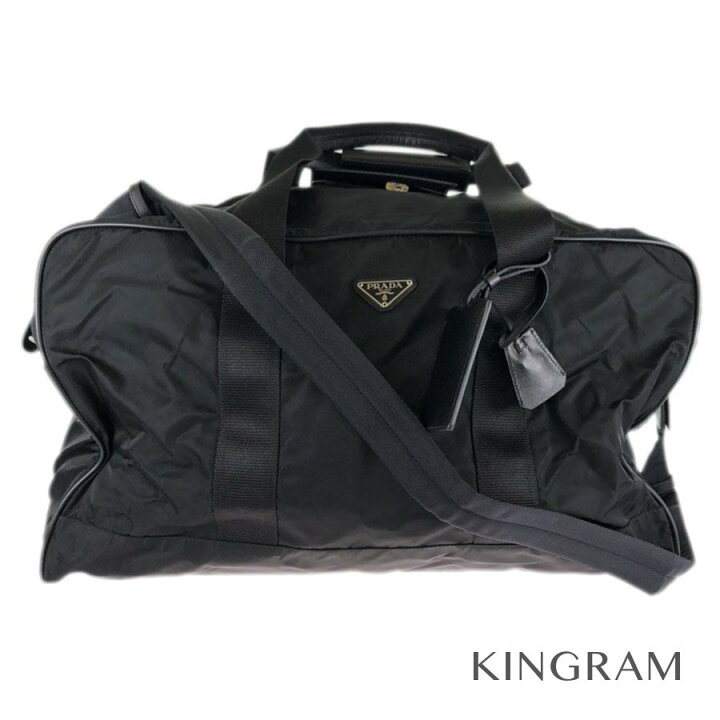 楽天市場】プラダ PRADA ロゴプレート 2WAY ショルダー V70 ブラック 