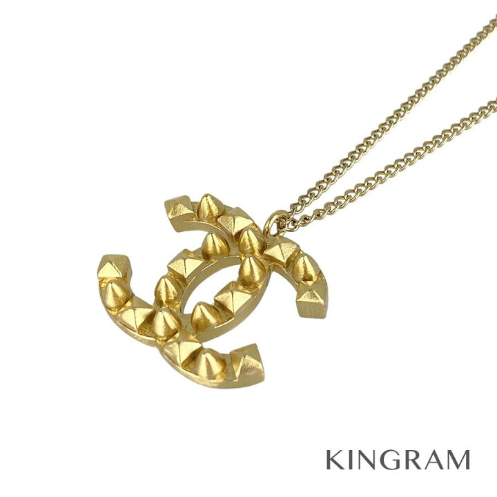 楽天市場】シャネル CHANEL ネックレス メタル ココマーク スタッズ  