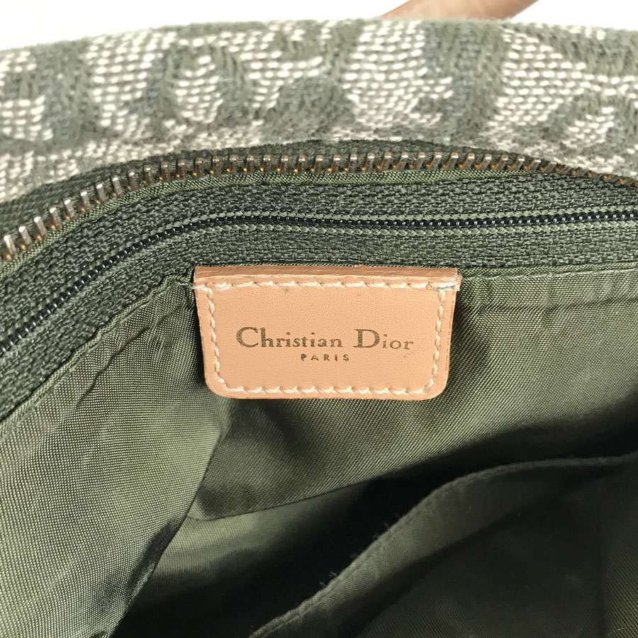 2022最新のスタイル Christian Dior グリーン系 ミニボストンバッグ トロッター ハンドバッグ