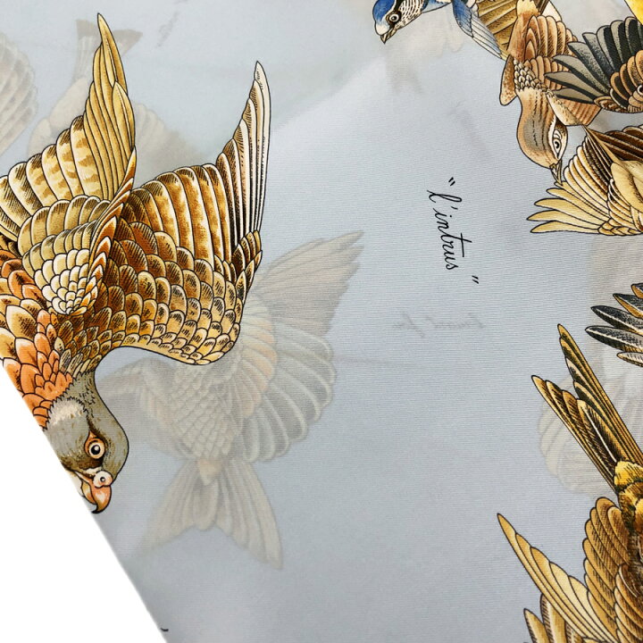 楽天市場】エルメス HERMES カレ90 侵入者 鳥 L
