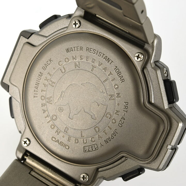楽天市場】カシオ CASIO PRO TREK プロトレック PRT-420 ハンティング  
