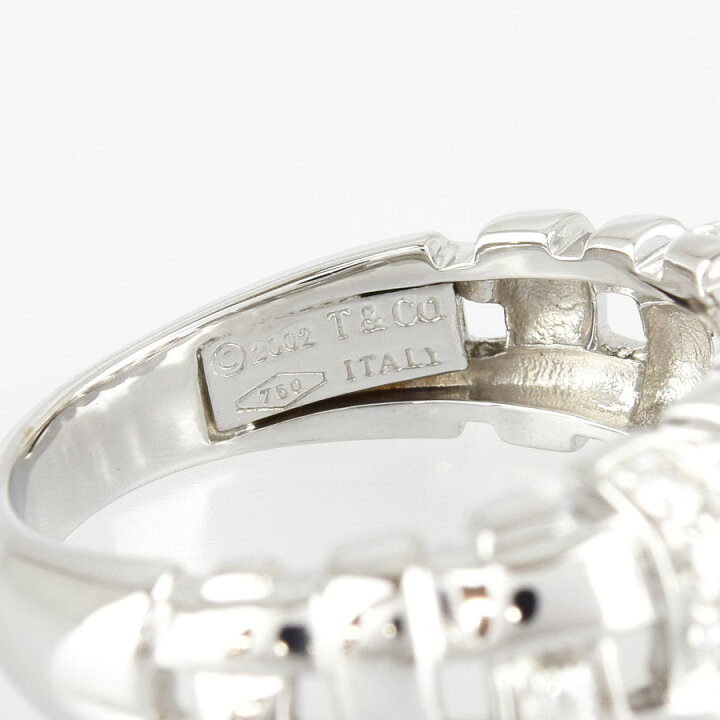 楽天市場】ティファニー TIFFANY&Co. リング K18WG 750 ダイヤモンド 