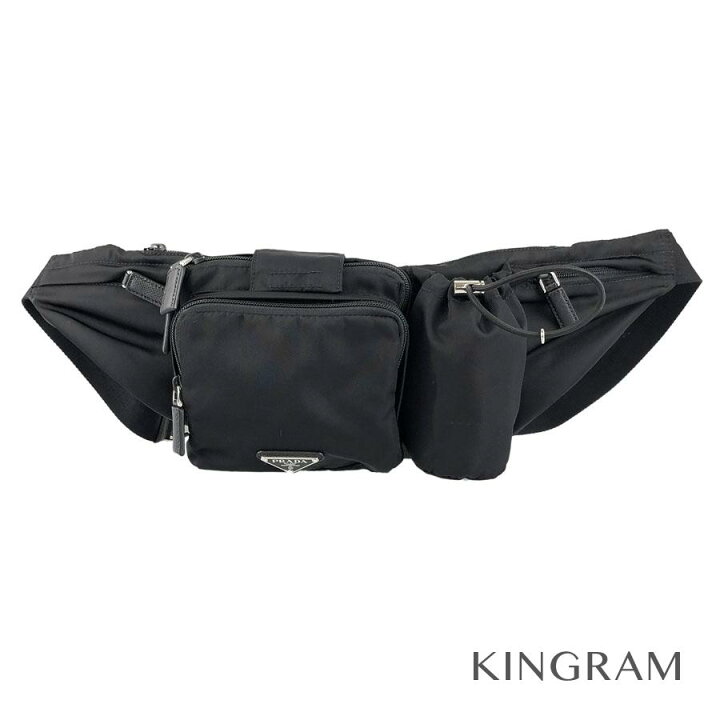 楽天市場】プラダ PRADA テクニカルファブリック ベルトバッグ 2VL056  