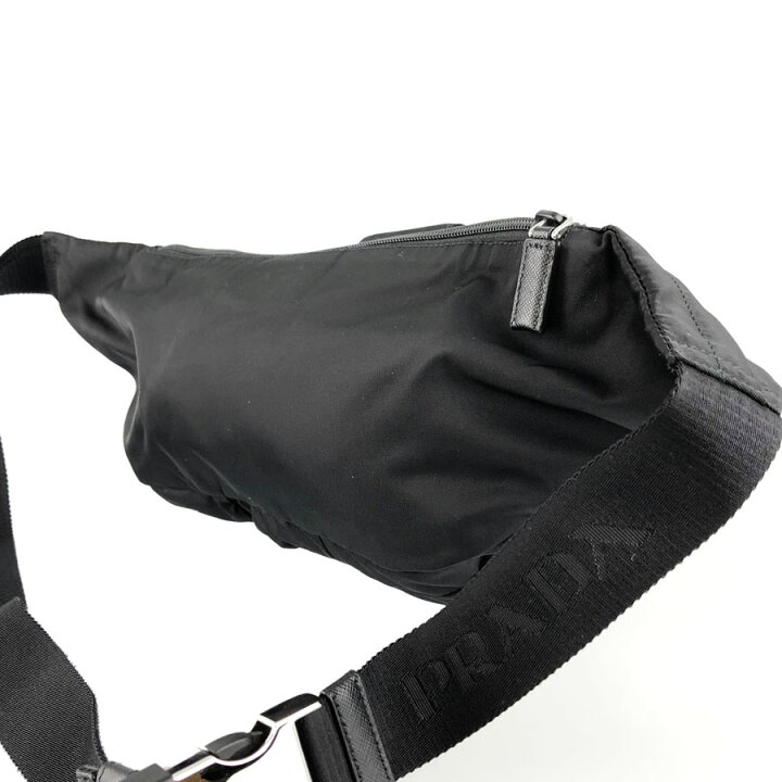 楽天市場】プラダ PRADA テクニカルファブリック ベルトバッグ 2VL056  