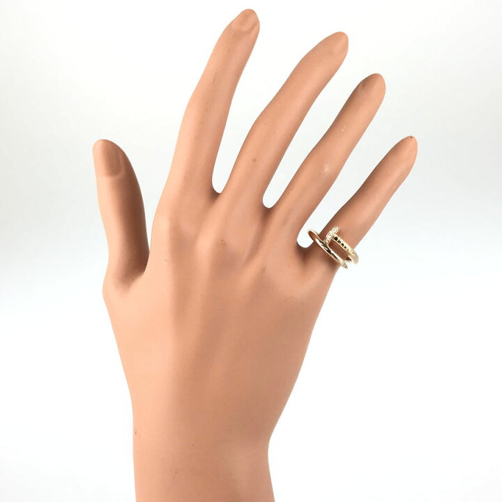 楽天市場】カルティエ CARTIER ジュスト アンクル リング K18PG(750 