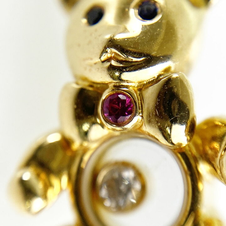 楽天市場】ショパール Chopard ピンブローチ K18YG サファイア ルビー 