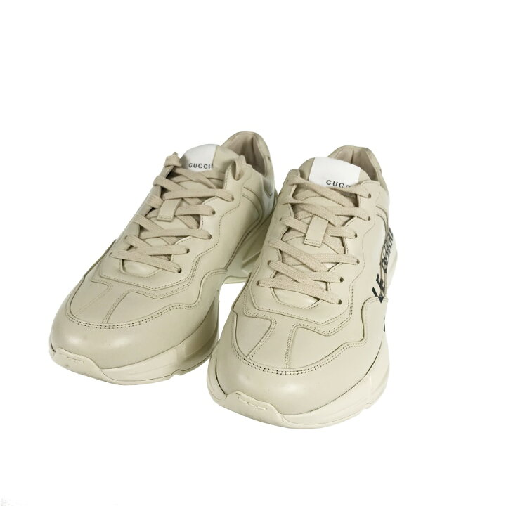 楽天市場】グッチ GUCCI Rhyton ライトン 598631 ベージュ レザー 