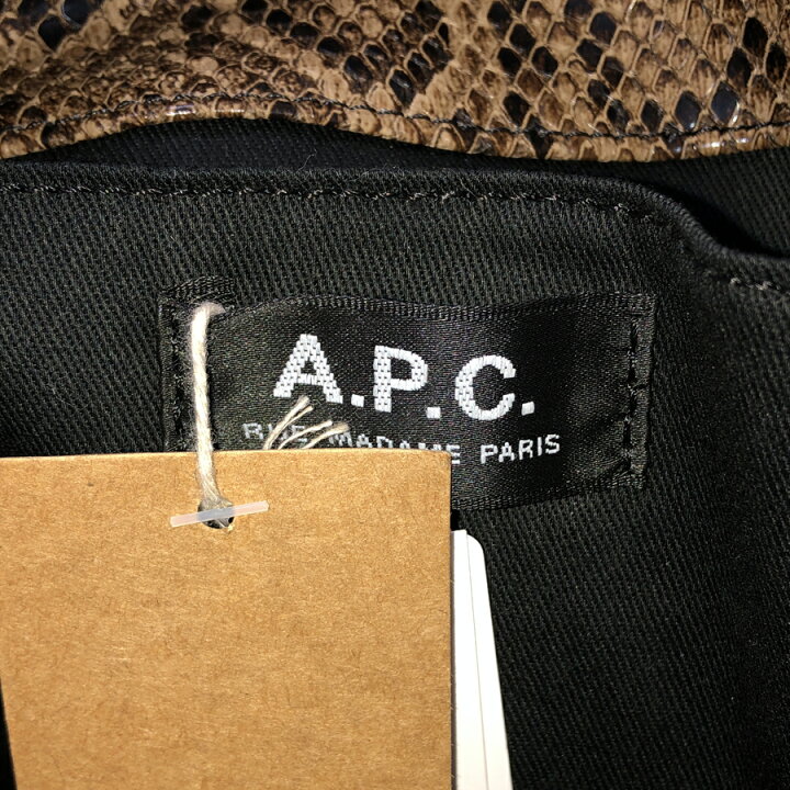 楽天市場】アーペーセー A.P.C. NINON SMALL ロゴ パイソン 型押し 