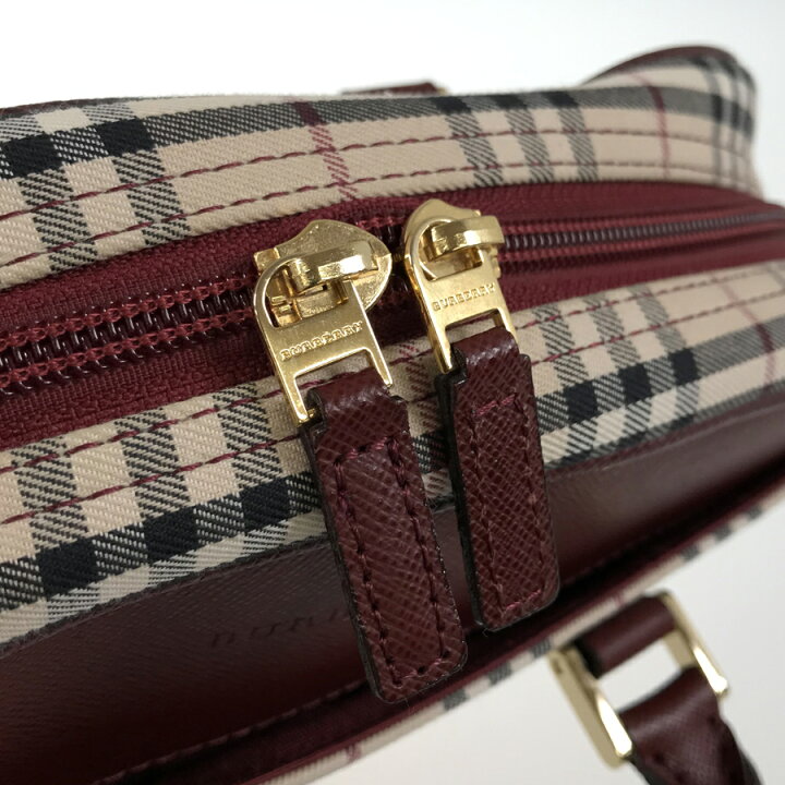 楽天市場】バーバリー BURBERRY ノバチェック ミニボストン ベージュ 