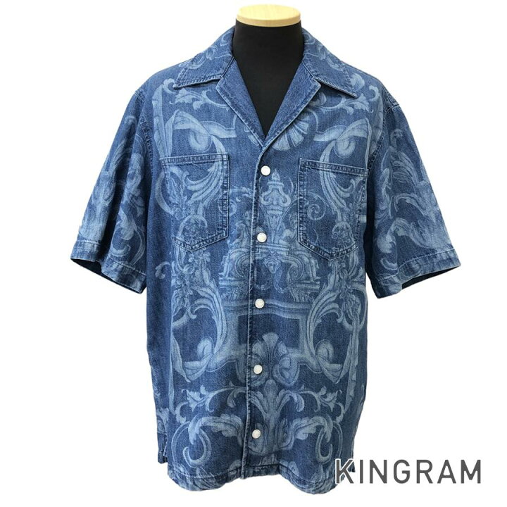 楽天市場】ヴェルサーチェ VERSACE バロッコプリント デニムシャツ 