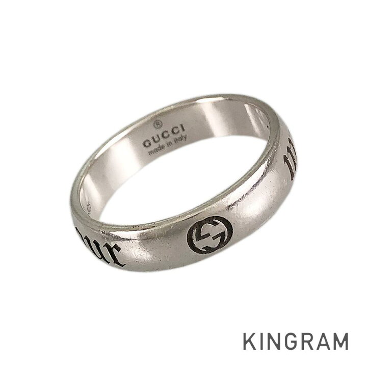 楽天市場】グッチ GUCCI リング Sv925 メゾン ドゥ ラムール 19号(59 