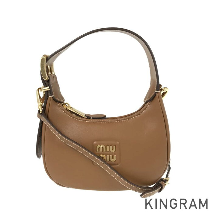Miu Miu ショルダーバッグキャメル