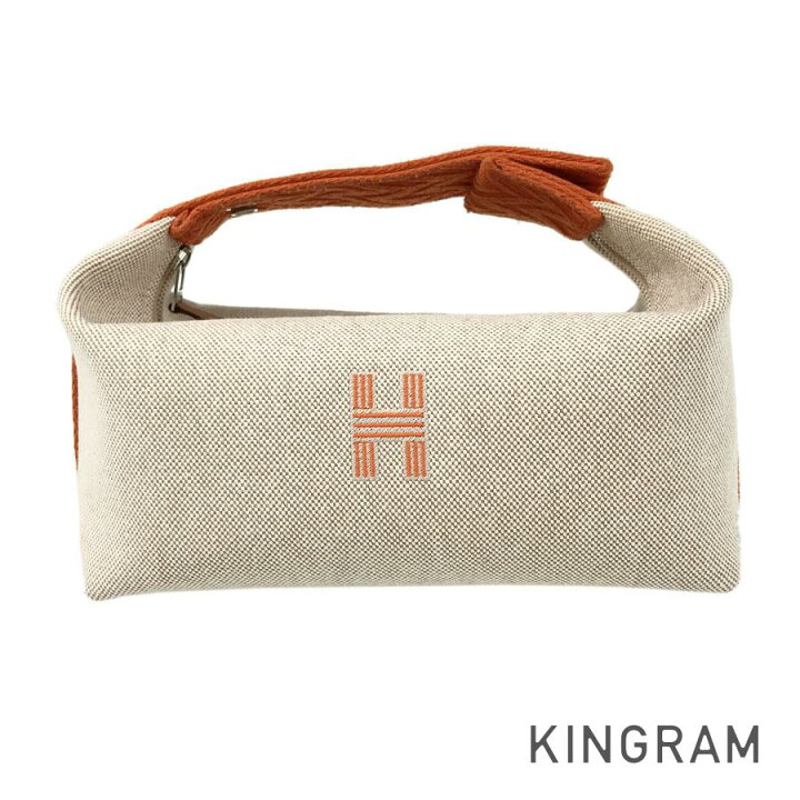 楽天市場】エルメス HERMES ブリッドアブラックPM キャンバス ポーチ 