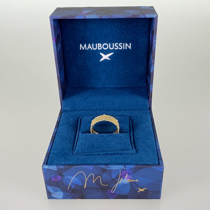 楽天市場】モーブッサン MAUBOUSSIN リング K18YG ダイヤモンド ル 
