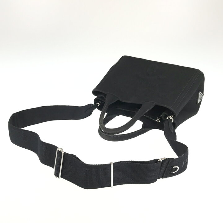 楽天市場】プラダ PRADA カナパ エンボスロゴ 1BG439 ブラック  