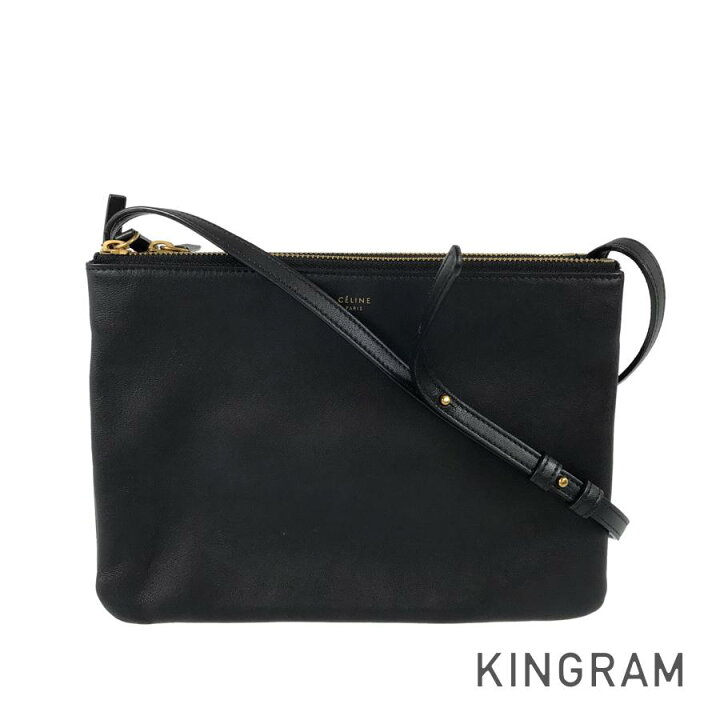 楽天市場】セリーヌ CELINE トリオ ラージ レザー ショルダーバッグ  
