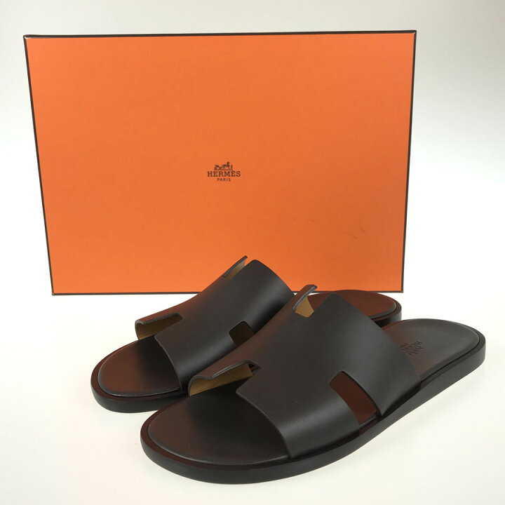 楽天市場】エルメス HERMES イズミール Hロゴフラット メンズ サンダル 