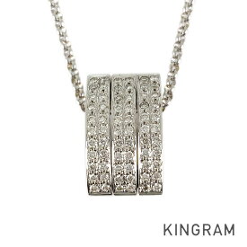 ノーブランド Unsigned Jewelry ネックレス K18WG ダイヤモンド rib【中古】