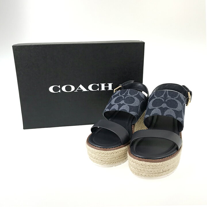 楽天市場】コーチ COACH KAMI DENIM WEDGE C3835 レディース サンダル 