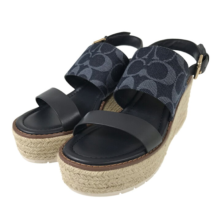 楽天市場】コーチ COACH KAMI DENIM WEDGE C3835 レディース サンダル 