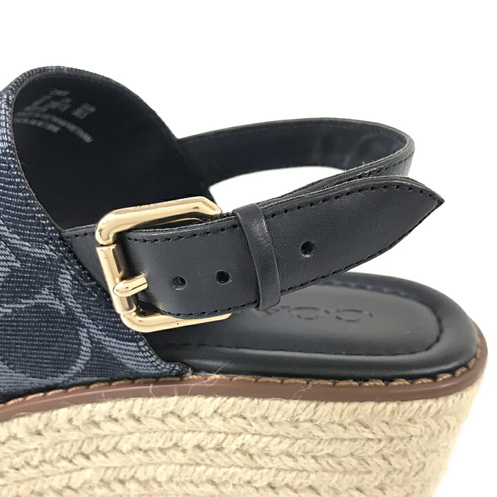 楽天市場】コーチ COACH KAMI DENIM WEDGE C3835 レディース サンダル 