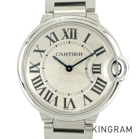 カルティエ CARTIER バロンブルー MM W69011Z4 SS クォーツ メンズ 腕時計 rib【中古】