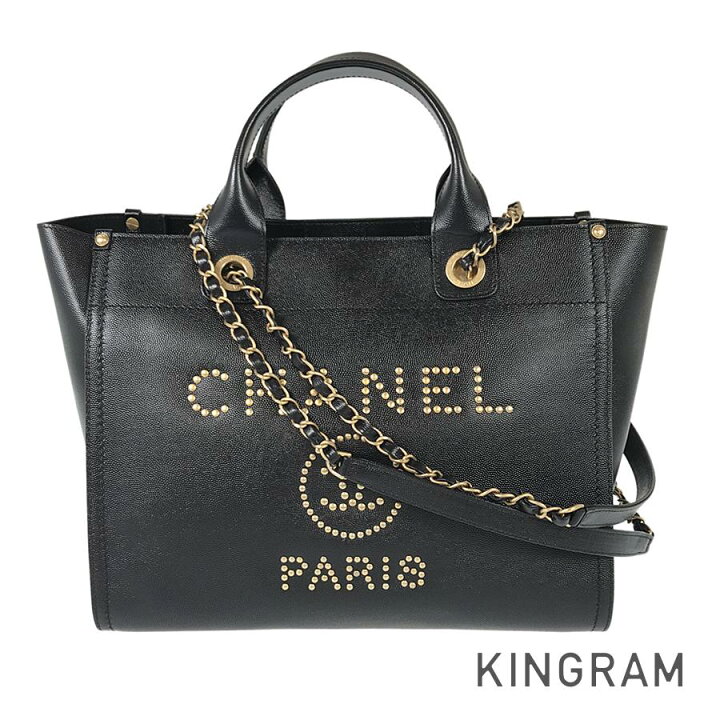 楽天市場】シャネル CHANEL ドーヴィル キャビアスキン トートバッグ  