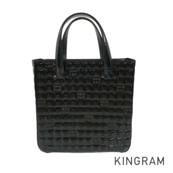 楽天市場】シャネル CHANEL チョコバー パテントレザー トートバッグ  