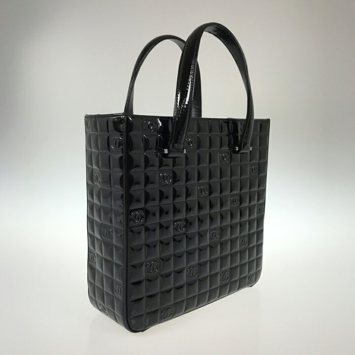 楽天市場】シャネル CHANEL チョコバー パテントレザー トートバッグ  