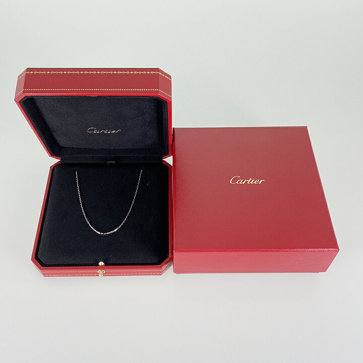 楽天市場】カルティエ CARTIER チェーン CRB7060800 K18WG ネックレス 