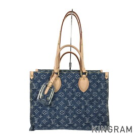 ルイ・ヴィトン LOUIS VUITTON モノグラム デニム オンザゴー MM M46871 デニム トートバッグ ssh【中古】