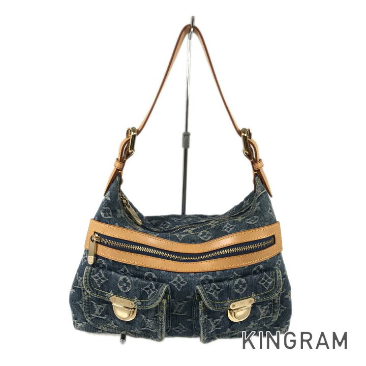 楽天市場】ルイ・ヴィトン LOUIS VUITTON モノグラム デニム バギー PM 